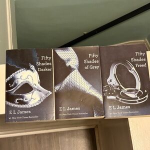 Fifty Shades Trilogy by E L James - Black Cover Set